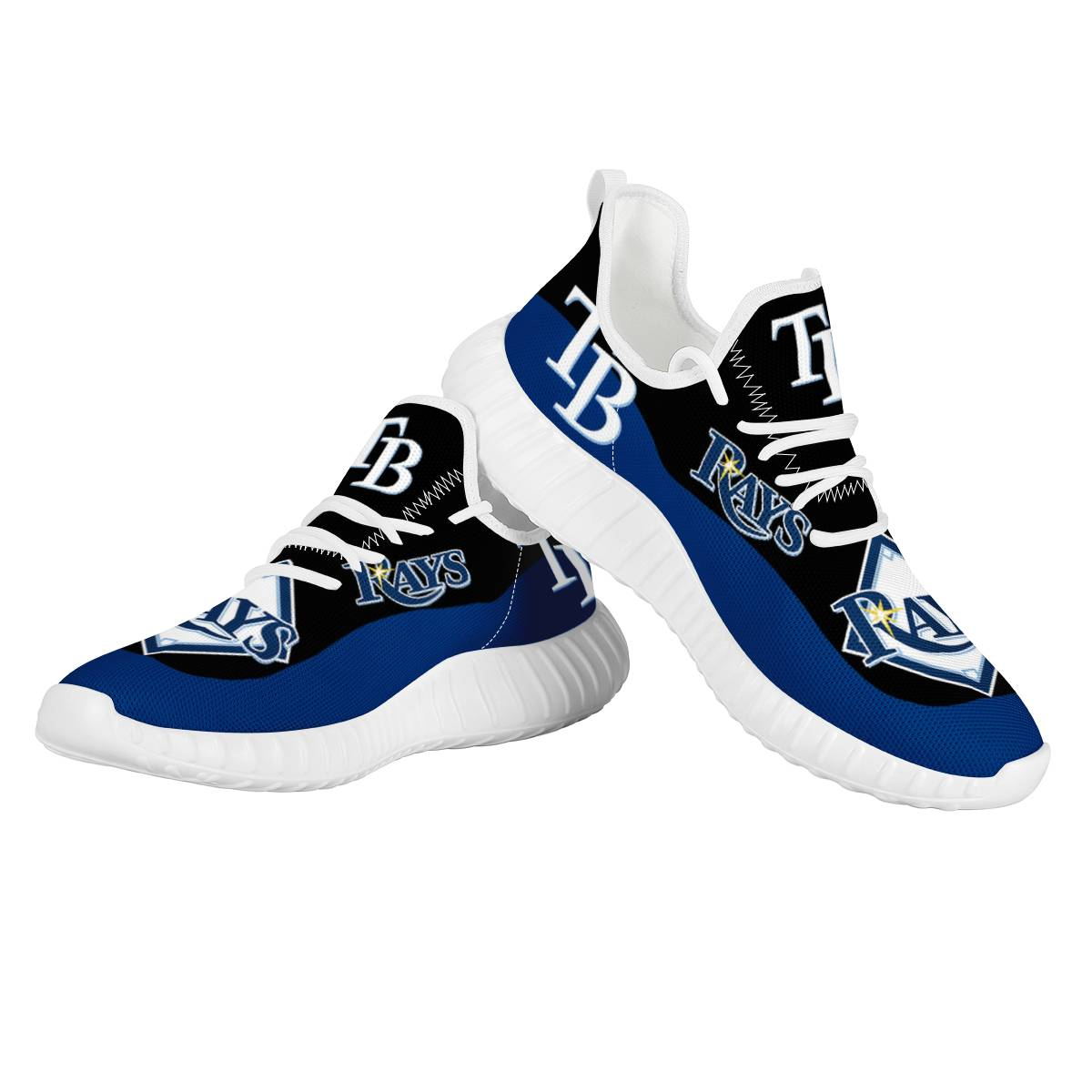 Men's MLB Tampa Bay Rays Mesh Knit Sneakers/Shoes 002